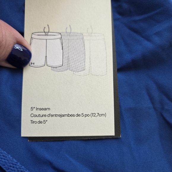 Under Armour Men's UA Launch 5'' 2-in-1 Shorts - Royal Blue,  Extra  Large XL - Picture 6 of 11